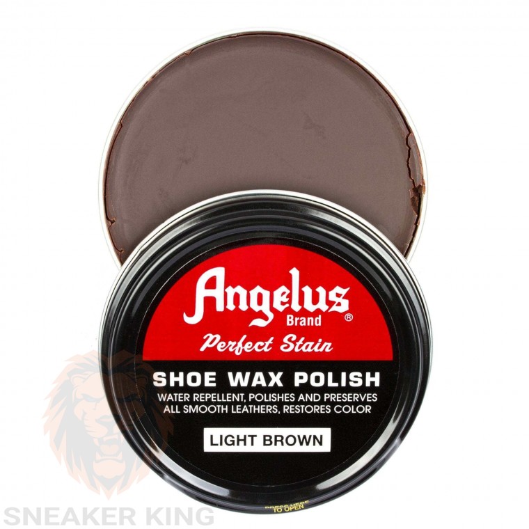 Віск для шкіри Angelus shoe wax Light Brown (світло коричневий) made in USA